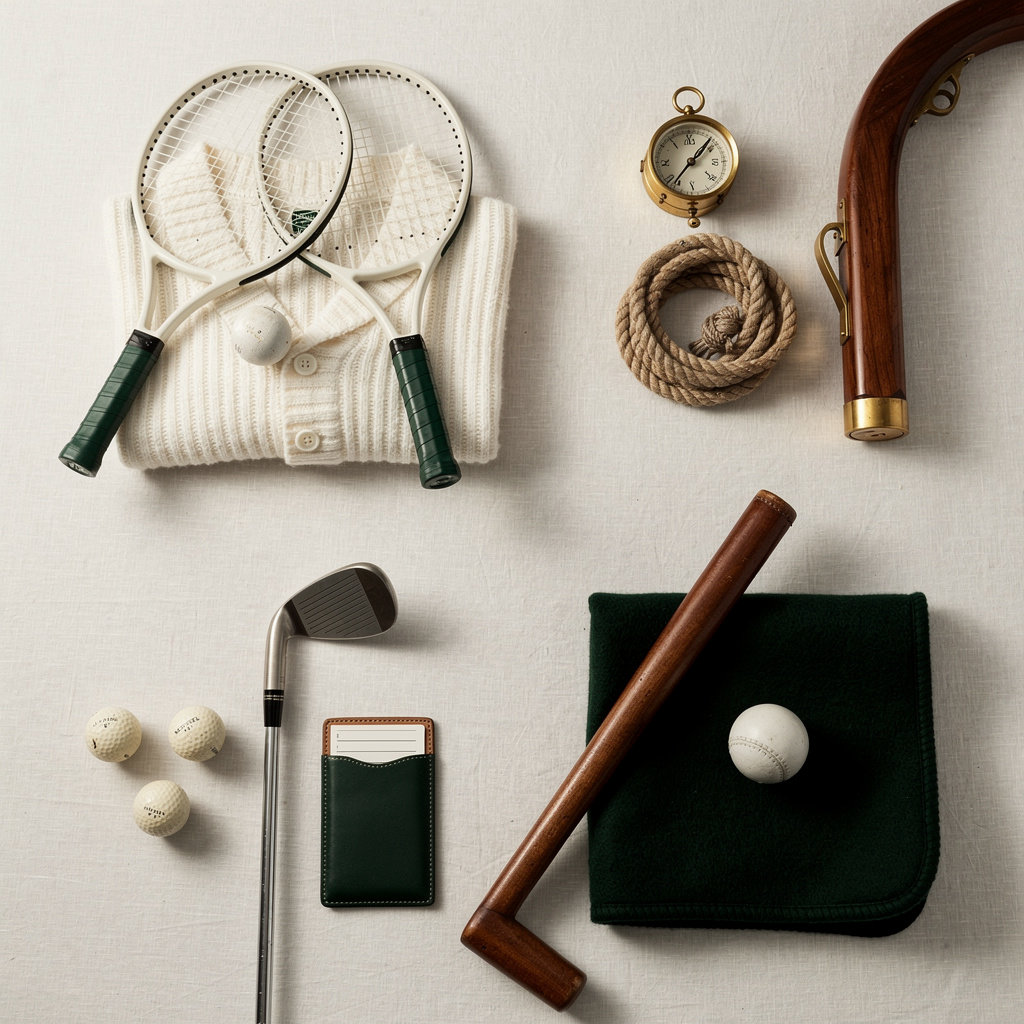 Old Money members enjoying refined sporting activities at our exclusive club